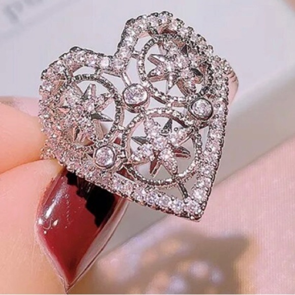 My Heart Sparkle Stars Ring - Picture 3 of 4